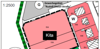 Unterlagen zum Bauprojekt der Kita “Am schwarzen Morgen” in Pohlheim Watzenborn-Steinberg in der Offenlage