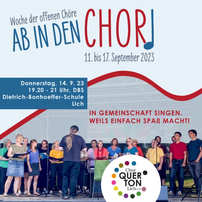 QUERTON Lich e V - offene Chorprobe 20230914