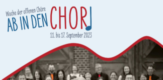 Offene Chorprobe bei Cantamus Gießen am 15. September 2023 im Rahmen der Woche der offenen Chöre