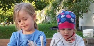 „Rotts freche Keramik“ zu Gast in der Lebenshilfe-Waldkita Nordeck