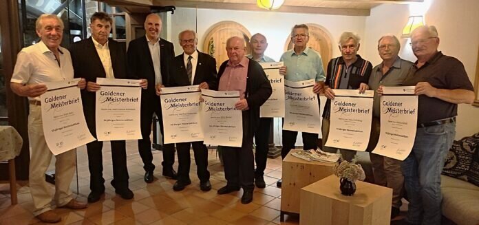 Erich Klotz 50jähriges Meisterjubiläum Arnsburg IMG_20230915_212125