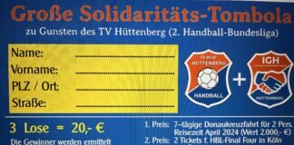 TVH Tombola noch 1 Woche