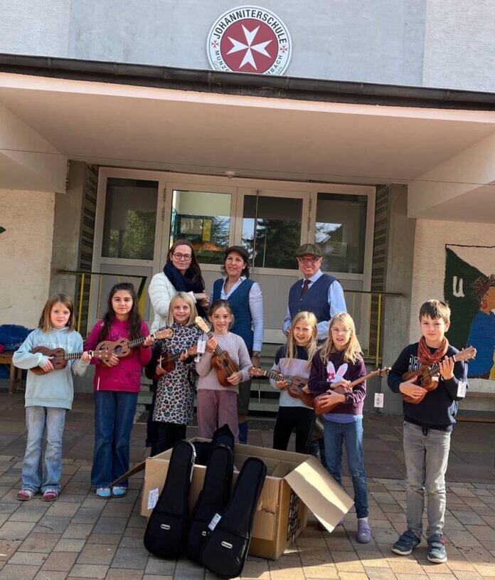 blechBRAND Ukulelen Spende Johanniterschule Gambach