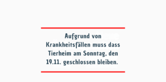 Danke für Ihr Verständnis!