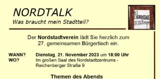 27. Bürgertisch Nordtalk in der Nordstadt