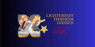 Nicht vergessen! Lichterfest im Tierheim Gießen!