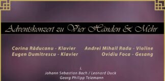 Adventskonzert zu vier Händen und mehr am 7.3.23 um 19:30 Uhr in der Kulturkirche St. Thomas Morus