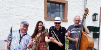Am Freitag den 23.02.2020 ab 20 Uhr im Jazzkeller Grünberg gastiert die Band HOT DIXIE FOUR!