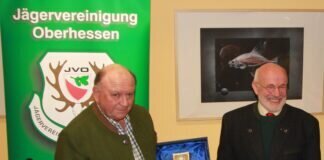 Jägervereinigung ehrt couragierten Dr. Michael Weiler