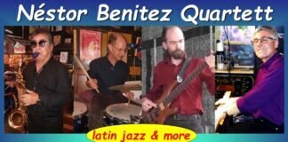 Liebe Jazzfreunde, am Freitag den 08.03.2024 spielt die Band Nestor Benitex Quartett ab 20 Uhr im Jazzkeller Grünberg unterhalb der Gallushalle.