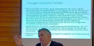 SPD Pohlheim hatte zum Vortrag mit Prof. Dr. Hans.Jürgen Bömelburg eingeladen. Thema: “Der Russland-Ukraine-Konflikt und Europa”