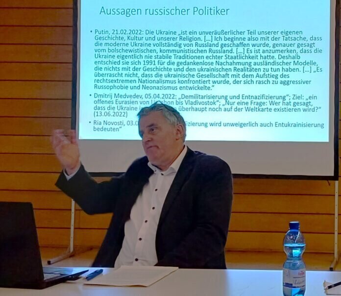Prof. Dr. Hans-Jürgen Bömelburg Vortrag SPD 27.03.2024 20240327_191811