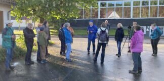 Wanderung des NABU/VNULL Langd zur Vogelbeobachtung