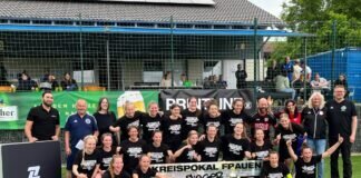 TSV Klein-Linden Frauenmannschaft gewinnt Printline Fußball-Kreispokal