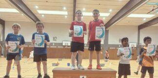 Arno Plenz und Finn Beyer zweitbestes Badmintondoppel in Hessen