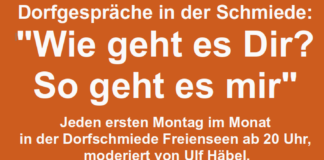 Gesprächsrunde in der Dorfschmiede “Wie geht es Dir? So geht es mir”