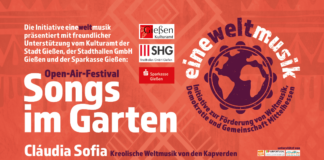 Festival „Songs im Garten“ – Sonntag, dem 15.9. ab 12:00 Uhr