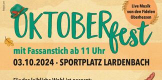 Am 3. Oktober wieder zünftig feiern in Lardenbach