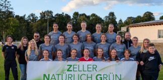 Neue Auswärtstrikots für die U-16 und der Frauenmannschaften des TSV Klein-Linden