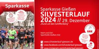 Der Traditionelle Sparkasse Gießen Silvesterlauf findet am 29.12.2024 statt
