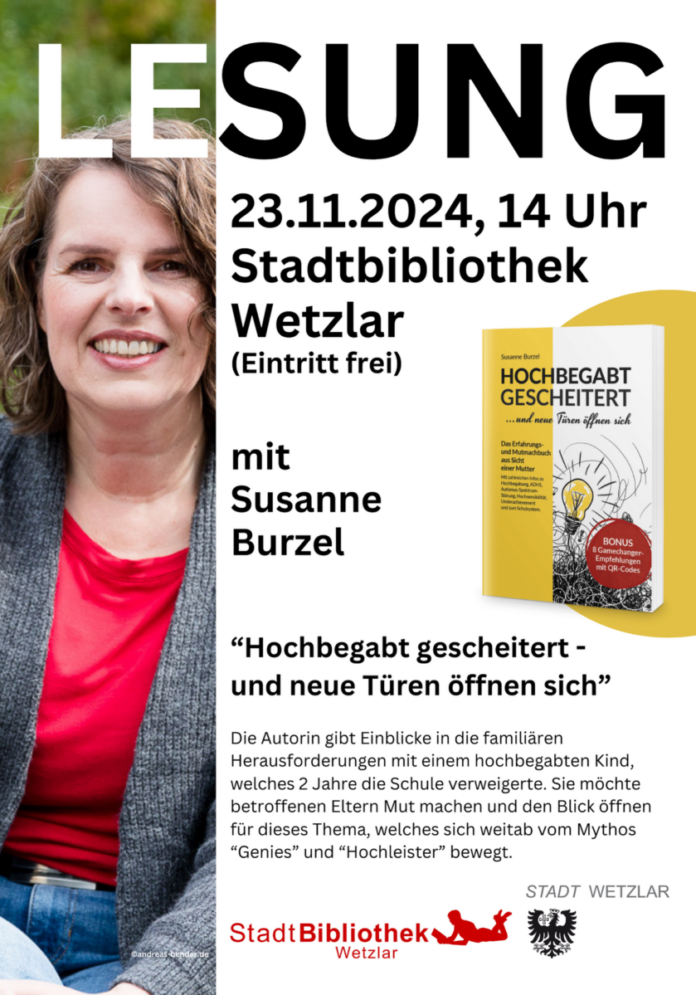 Lesung Susanne Burzel in Wetzlar