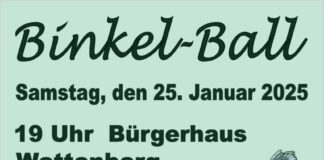 Heimatverein Zsámbék Wettenberg veranstalten den traditionellen Binkelball am 25. Januar 2025