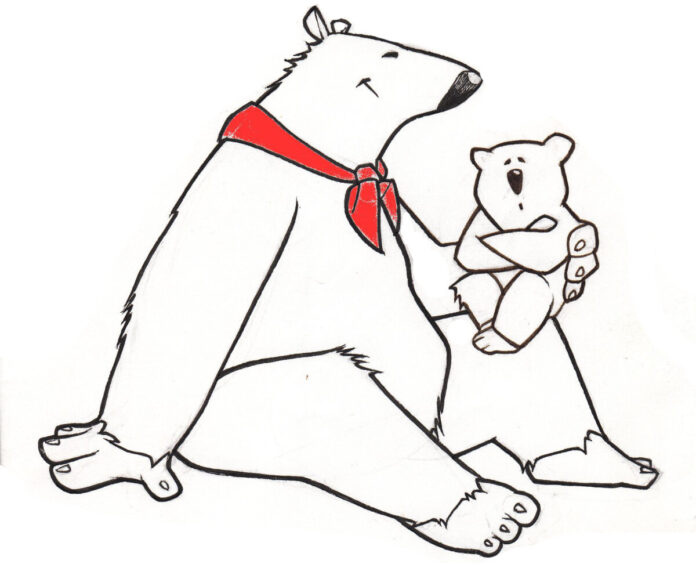 Bär mit Kind 2