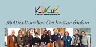 Benefizkonzert Multikulturelles Orchester Gießen am Samstag, den 29.03.2025 19:30 Uhr im KuKuK für „Musik statt Straße”