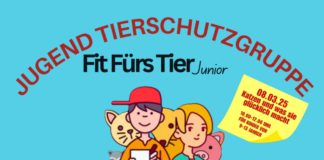 Nächster Termin der Jugendtierschutzgruppe „Fit Fürs Tier Junior“ am 08.03.2025