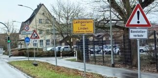 Verwirrende Beschilderung