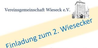 Einladung zum 2. Wiesecker Kreativmarkt