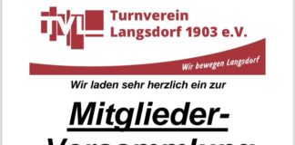 Jahreshauptversammlung TV Langsdorf
