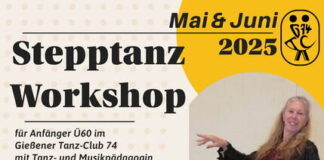 Stepp-Tanzkurs für Anfänger Ü60 in Gießen: Neuer Workshop ab Mai 2025