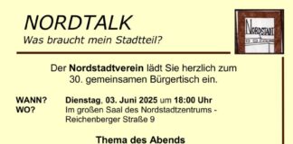 30. Bürgertisch Nordtalk – Thema: Miete und Mietrecht