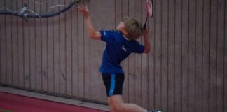Finn Beyer mit Teilnahme an der 4. Deutschen Badmintonrangliste U11