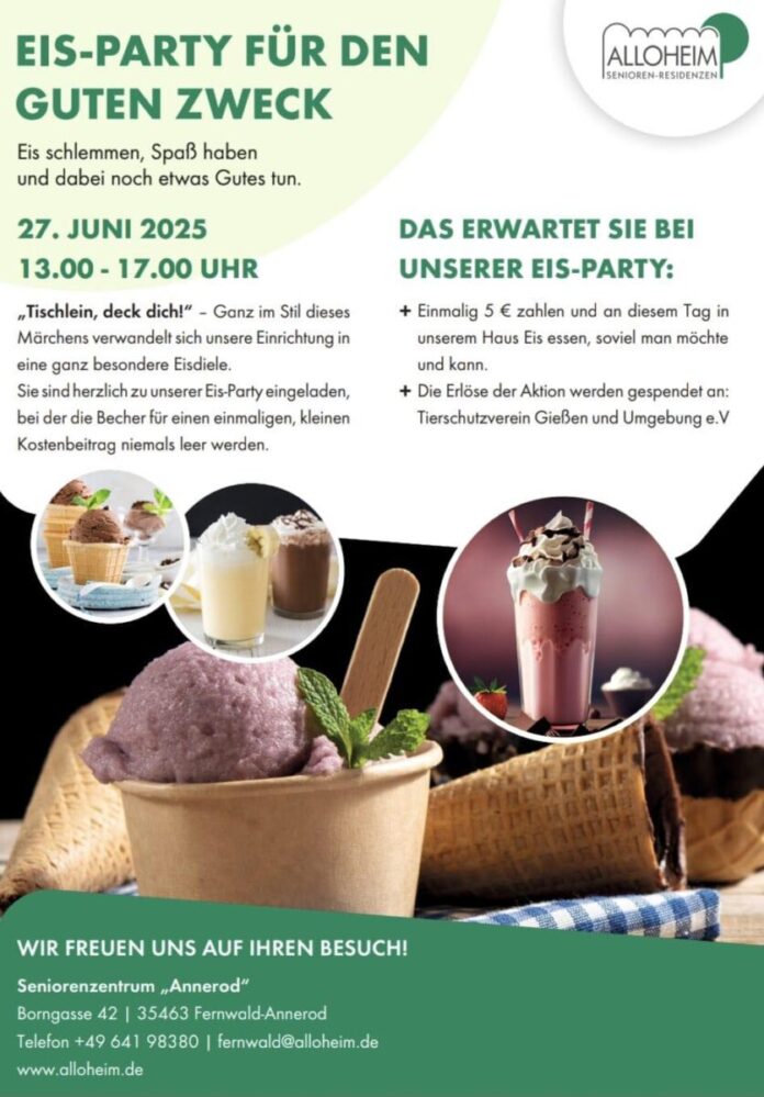 2025-06-15 Bild Eis-Party für den guten Zweck
