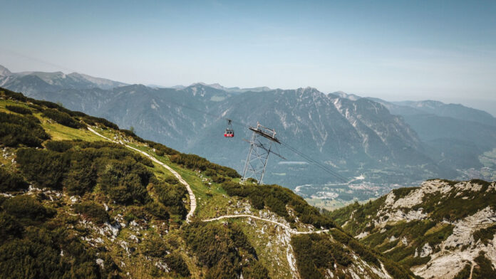 Nur mit der Seilbahn ist man schneller