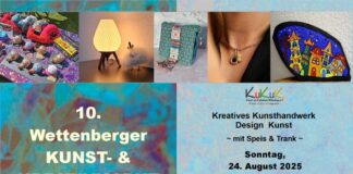 Kunst- und Kreativmarkt im KuKuK, Sonntag, 24. August 2025