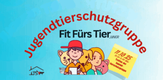 Einladung zum Treffen der Jugendtierschutzgruppe „Fit Fürs Tier“