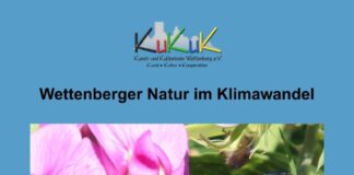 Mittwoch, 3. Dezember 2025, 19 Uhr “Wettenberger Natur im Klimawandel”, Vortrag des NABU Wettenberg, Eintritt frei