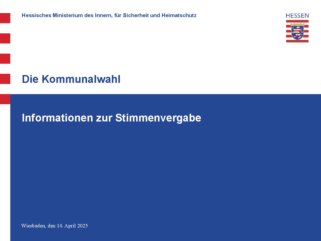 Kommunalwahl – Das kann jeder lernen!