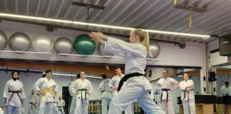 Karatelehrgang mit Vize-Weltmeisterin Melissa Rathmann beim Karate Gießen e. V.