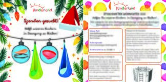 Neue Spielgeräte für das “Kinderland” in Gießen-Lützellinden