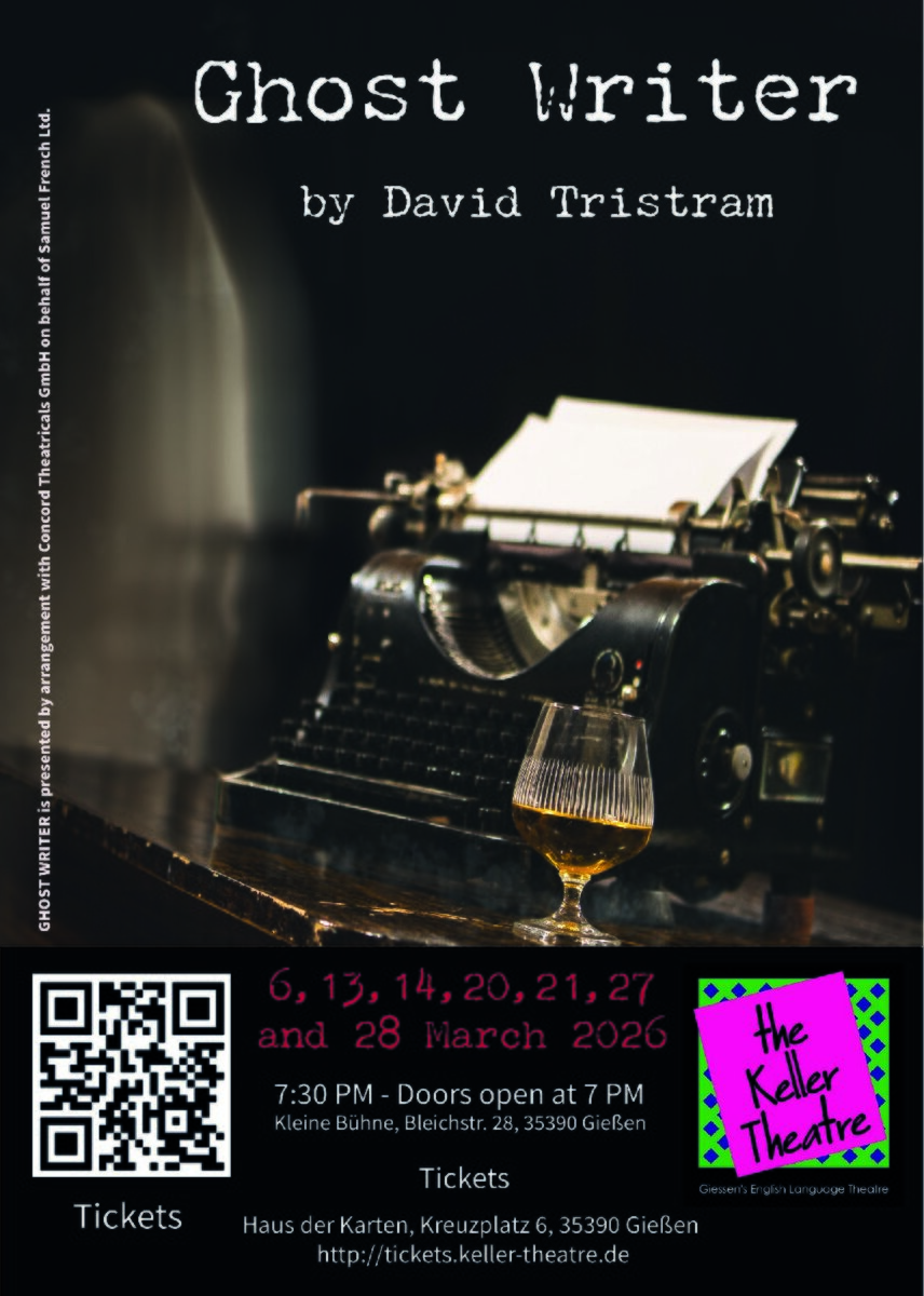 The Keller Theatre presents “Ghost Writer” by David Tristram