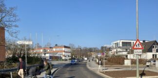 VCD kritisiert fußgängerfeindlichen Ausbau des Alten Steinbacher Wegs an der Ostschule