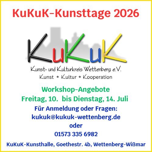 2026 Kunsttage Plakat